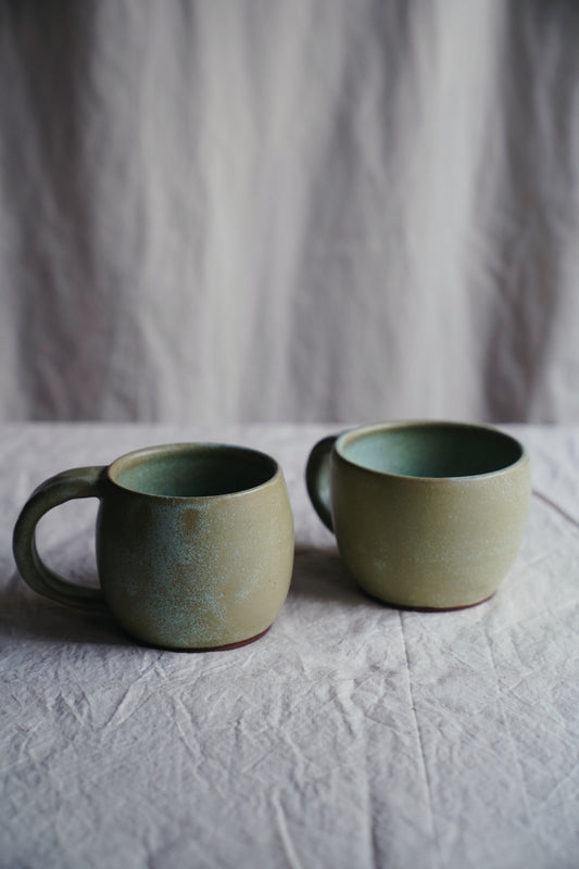cozy green mug