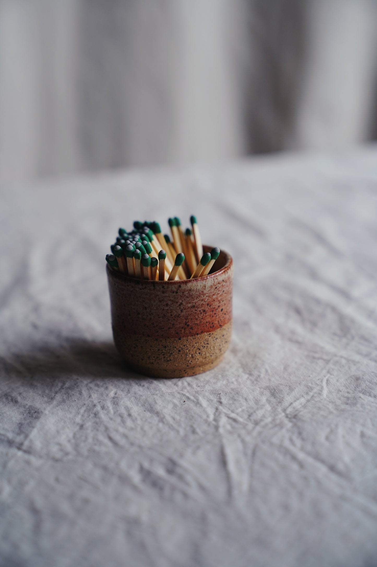 copper match holder