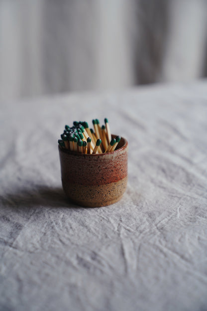 copper match holder