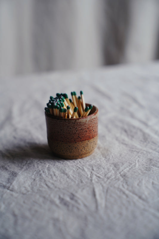 copper match holder