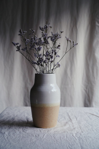 two-toned tapered vase