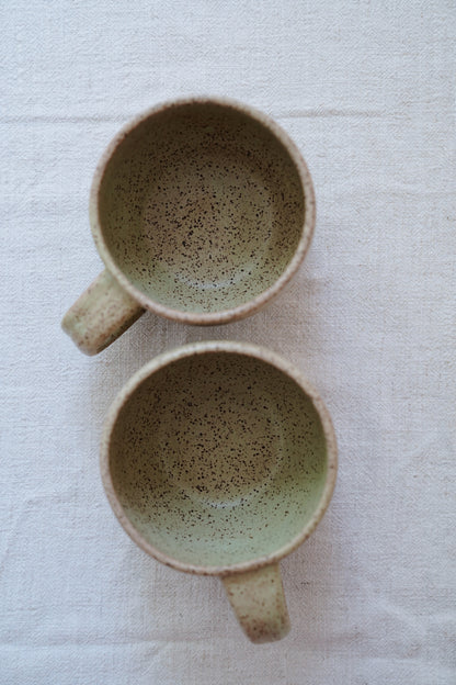 speckled ceramic mug