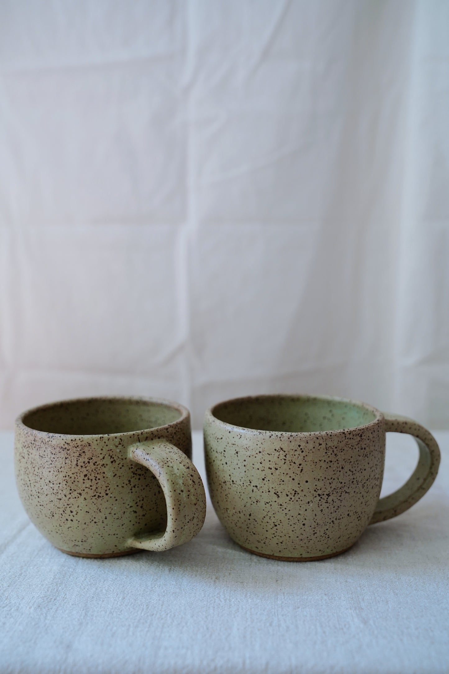 speckled ceramic mug