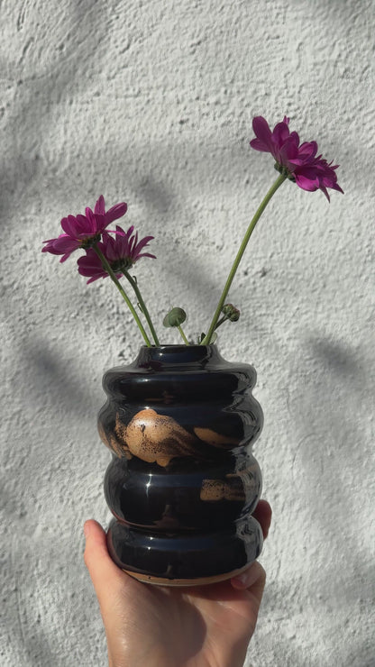 midnight bubble vase