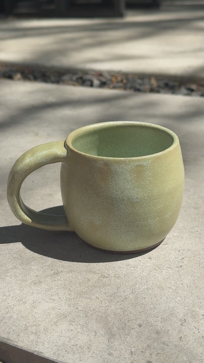 cozy green mug