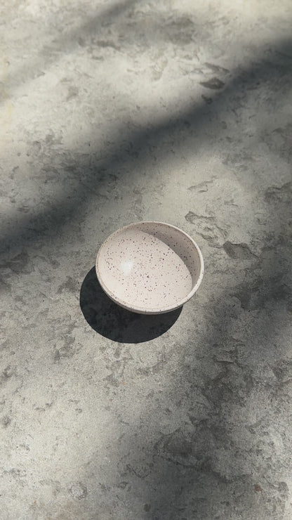 mini speckled bowls