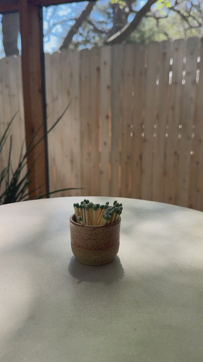 copper match holder