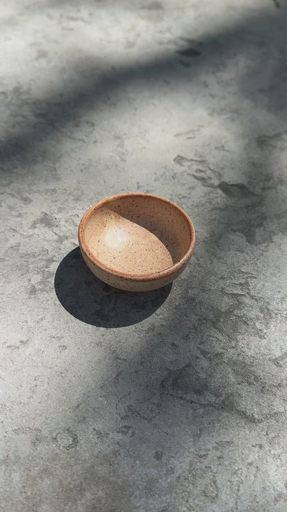 mini speckled bowls